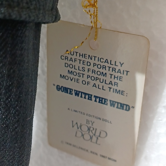 GONE WITH THE WIND DOLL~Rhett Butler 1989 World Doll #71243 - Picture 7 of 15